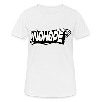 Aucun espoir - T-shirt respirant Femme - blanc - Devant - AI Model Female 172 dark (172cm)