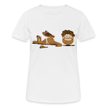 Révolution - T-shirt respirant Femme - blanc - Devant - AI Model Female 172 dark (172cm)