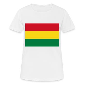 Bolivien - Frauen T-Shirt atmungsaktiv - Weiß - Vorne - AI Model Female 172 dark (172cm)
