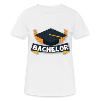 Bachelor - Women's Breathable T-Shirt - white - Front - AI Model Female 172 dark (172cm)