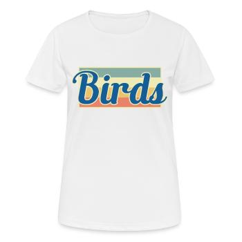 Vogel Vögel - Frauen T-Shirt atmungsaktiv - Weiß - Vorne - AI Model Female 172 dark (172cm)