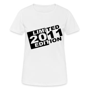 Jahr 2011 limited edition - Frauen T-Shirt atmungsaktiv - Weiß - Vorne - AI Model Female 172 dark (172cm)