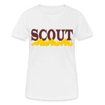 Scout Shirt • Scout Camp • Gift - Women's Breathable T-Shirt - white - Front - AI Model Female 172 dark (172cm)
