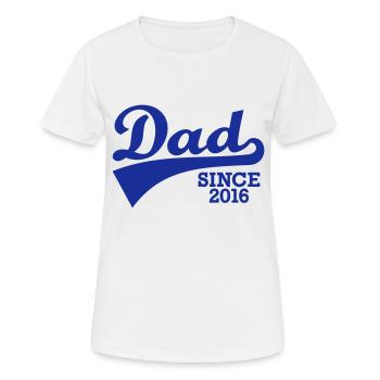 Dad 2016 - T-shirt respirant Femme - blanc - Devant - AI Model Female 172 dark (172cm)