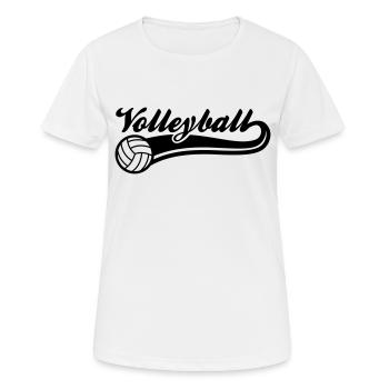 volleyball - T-shirt respirant Femme - blanc - Devant - AI Model Female 172 dark (172cm)