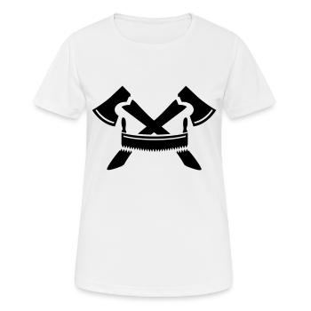 lumberjack - Women's Breathable T-Shirt - white - Front - AI Model Female 172 dark (172cm)