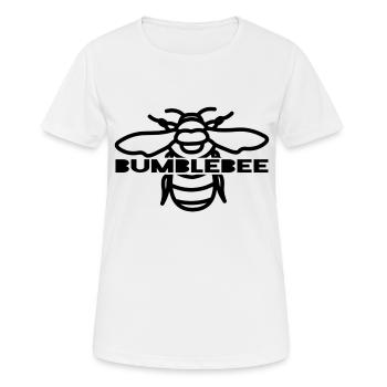 bumblebee - Women's Breathable T-Shirt - white - Front - AI Model Female 172 dark (172cm)