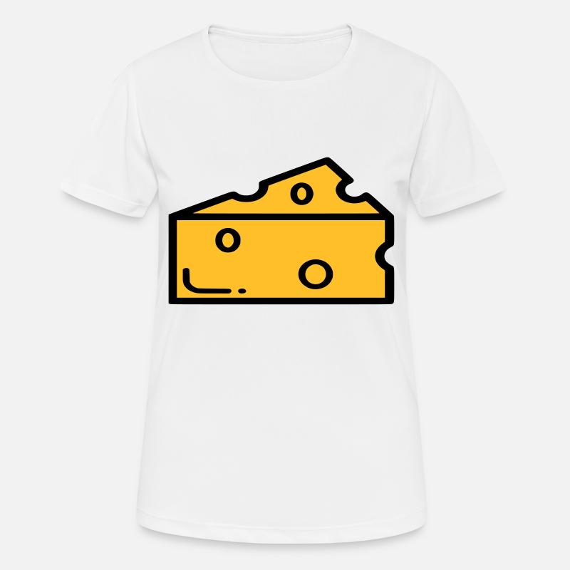 fromage - T-shirt respirant Femme - blanc