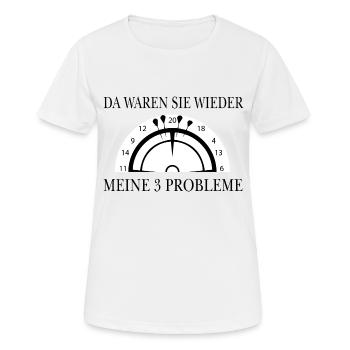 Darts Dart - Frauen T-Shirt atmungsaktiv - Weiß - Vorne - AI Model Female 172 dark (172cm)