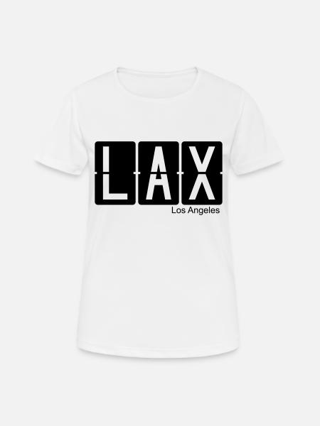 Los Angeles - Frauen T-Shirt atmungsaktiv - Weiß