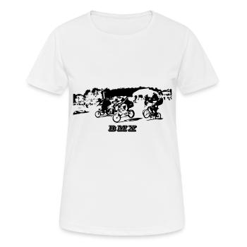 bmx - T-shirt respirant Femme - blanc - Devant - AI Model Female 172 dark (172cm)
