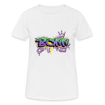 Bonn Deutschland Stadt Graffiti Spray Sprayer - Frauen T-Shirt atmungsaktiv - Weiß - Vorne - AI Model Female 172 dark (172cm)