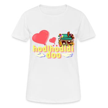 Bavarois Drôle - T-shirt respirant Femme - blanc - Devant - AI Model Female 172 dark (172cm)