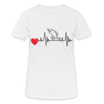 Bowling Cone Bowler Gift Bowling Ball Bowling - Women's Breathable T-Shirt - white - Front - AI Model Female 172 dark (172cm)