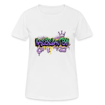 Kaiserslautern Deutschland Graffiti Spray Sprayer - Frauen T-Shirt atmungsaktiv - Weiß - Vorne - AI Model Female 172 dark (172cm)