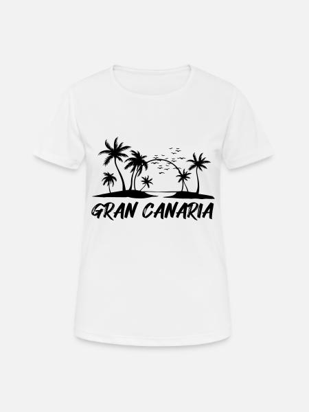 Gran Canaria - Women's Breathable T-Shirt - white