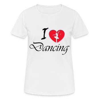 Dancing Dance Music - Women's Breathable T-Shirt - white - Front - AI Model Female 172 dark (172cm)