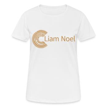 Für Liam Noel - Frauen T-Shirt atmungsaktiv - Weiß - Vorne - AI Model Female 172 dark (172cm)