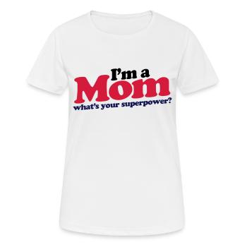 Mother Gift Mother's Day - Women's Breathable T-Shirt - white - Front - AI Model Female 172 dark (172cm)