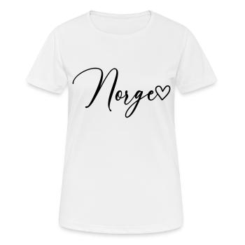 Norge Norway Police - T-shirt respirant Femme - blanc - Devant - AI Model Female 172 dark (172cm)