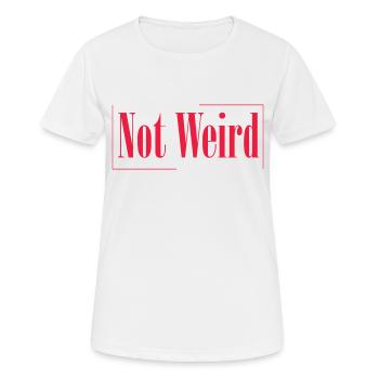 Pas bizarre - T-shirt respirant Femme - blanc - Devant - AI Model Female 172 dark (172cm)