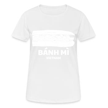Vietnam Viet Banh Mi Brot Vietnamese I Geschenk - Frauen T-Shirt atmungsaktiv - Weiß - Vorne - AI Model Female 172 dark (172cm)