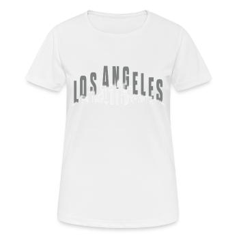 Horizon de Los Angeles - T-shirt respirant Femme - blanc - Devant - AI Model Female 172 dark (172cm)