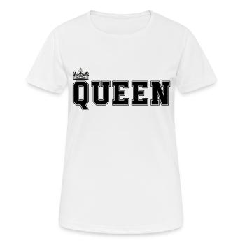 reine - T-shirt respirant Femme - blanc - Devant - AI Model Female 172 dark (172cm)