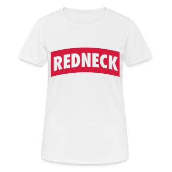 REDNECK - T-shirt respirant Femme - blanc - Devant - AI Model Female 172 dark (172cm)