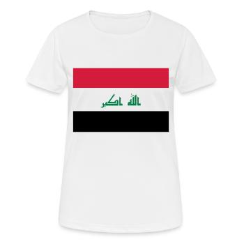 Irak - Frauen T-Shirt atmungsaktiv - Weiß - Vorne - AI Model Female 172 dark (172cm)