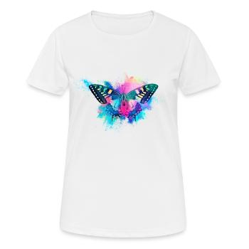 Natur Tiere farbenfroh - Frauen T-Shirt atmungsaktiv - Weiß - Vorne - AI Model Female 172 dark (172cm)