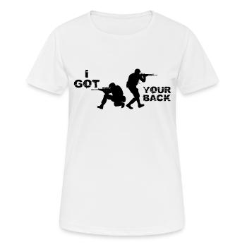 Trust. - Women's Breathable T-Shirt - white - Front - AI Model Female 172 dark (172cm)