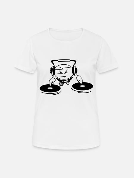 DeeJay - Women's Breathable T-Shirt - white