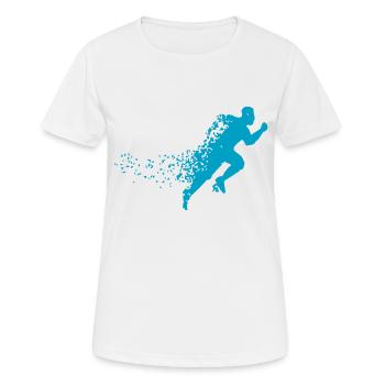 Course - T-shirt respirant Femme - blanc - Devant - AI Model Female 172 dark (172cm)