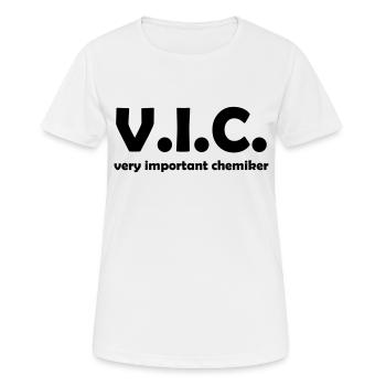 chemiker - Frauen T-Shirt atmungsaktiv - Weiß - Vorne - AI Model Female 172 dark (172cm)