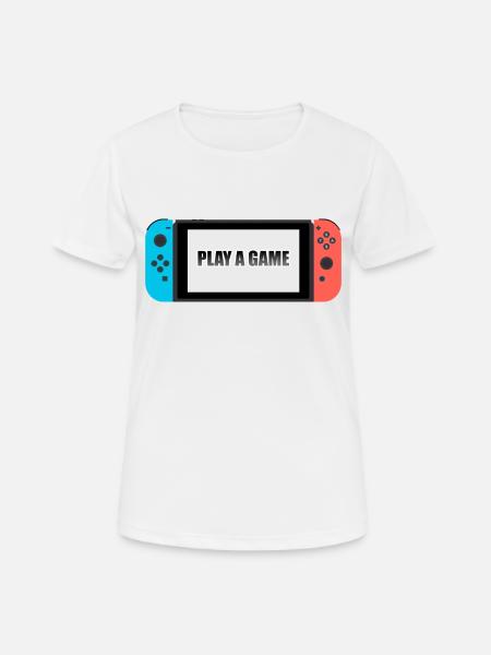 Switch Game - Women's Breathable T-Shirt - white
