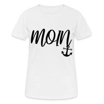 Moin de la ville portuaire - T-shirt respirant Femme - blanc - Devant - AI Model Female 172 dark (172cm)