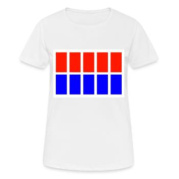 Officier impérial - T-shirt respirant Femme - blanc - Devant - AI Model Female 172 dark (172cm)