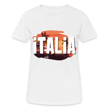 Italia - Women's Breathable T-Shirt - white - Front - AI Model Female 172 dark (172cm)