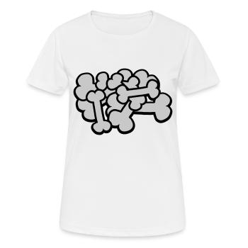 Big Comic Bone Pile - Women's Breathable T-Shirt - white - Front - AI Model Female 172 dark (172cm)