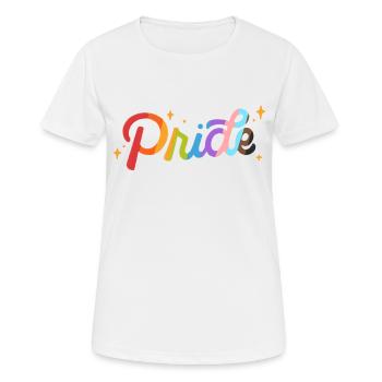 Stolz - Frauen T-Shirt atmungsaktiv - Weiß - Vorne - AI Model Female 172 dark (172cm)