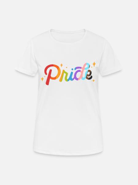 Pride - T-shirt respirant Femme - blanc