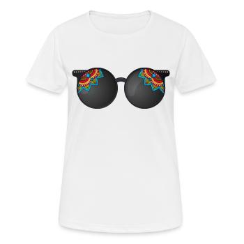 Lunette - T-shirt respirant Femme - blanc - Devant - AI Model Female 172 dark (172cm)