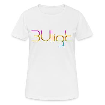 sms chat sprache befestigungen englisch drei 3 drei - Frauen T-Shirt atmungsaktiv - Weiß - Vorne - AI Model Female 172 dark (172cm)