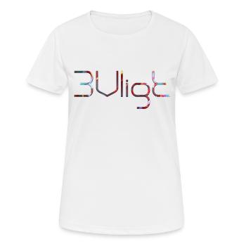 sms chat sprache befestigungen englisch drei 3 drei - Frauen T-Shirt atmungsaktiv - Weiß - Vorne - AI Model Female 172 dark (172cm)