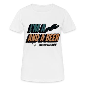 golfiphonecase funny golf course funny bowling - Frauen T-Shirt atmungsaktiv - Weiß - Vorne - AI Model Female 172 dark (172cm)