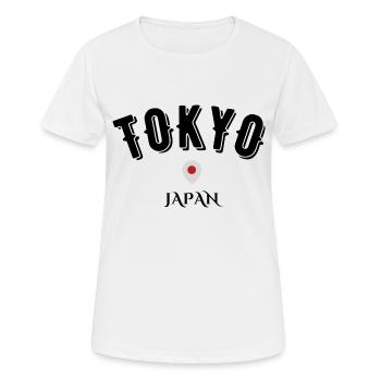 Tokio Japan - Frauen T-Shirt atmungsaktiv - Weiß - Vorne - AI Model Female 172 dark (172cm)
