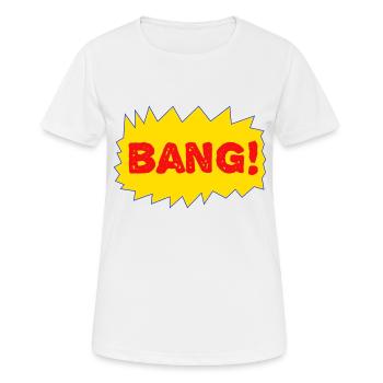 Effrayé - T-shirt respirant Femme - blanc - Devant - AI Model Female 172 dark (172cm)