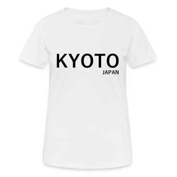 Kyoto Japan - Women's Breathable T-Shirt - white - Front - AI Model Female 172 dark (172cm)