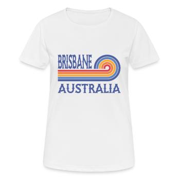Brisbane - Australia - Australien - Aussie - Women's Breathable T-Shirt - white - Front - AI Model Female 172 dark (172cm)
